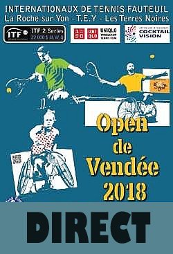 Direct : OPEN de VENDEE Tennis Fauteuil du 22 au 26 Mai 2018